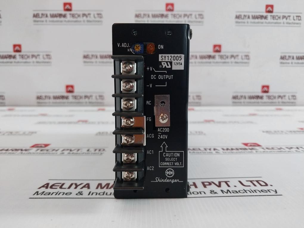 Shindengen Electric Sy12005 Switching Power Supply Ac200-240V 12V 5A 50W