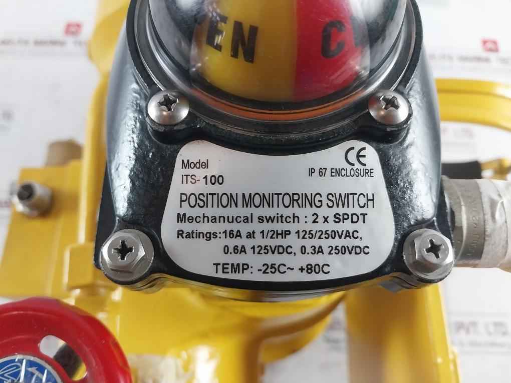 Shinil Ace Its-100 Position Monitoring Switch W/Actuator 2 X Spdt Ip67 Enclosure