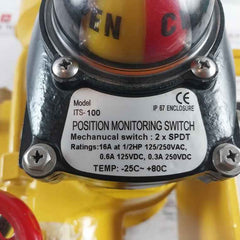 Shinil Ace Its-100 Position Monitoring Switch W/Actuator 2 X Spdt Ip67 Enclosure