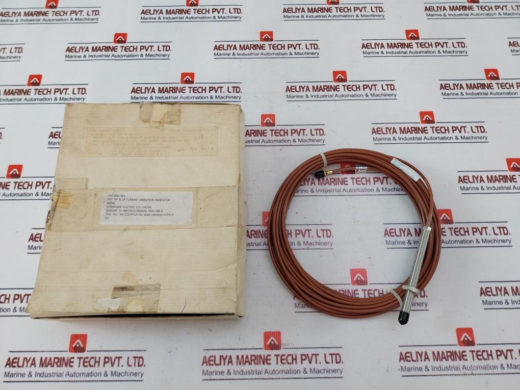 Shinkawa Vl-202a08l-1058 Sensor W/ 8.5m Turbine Vibration Indicator