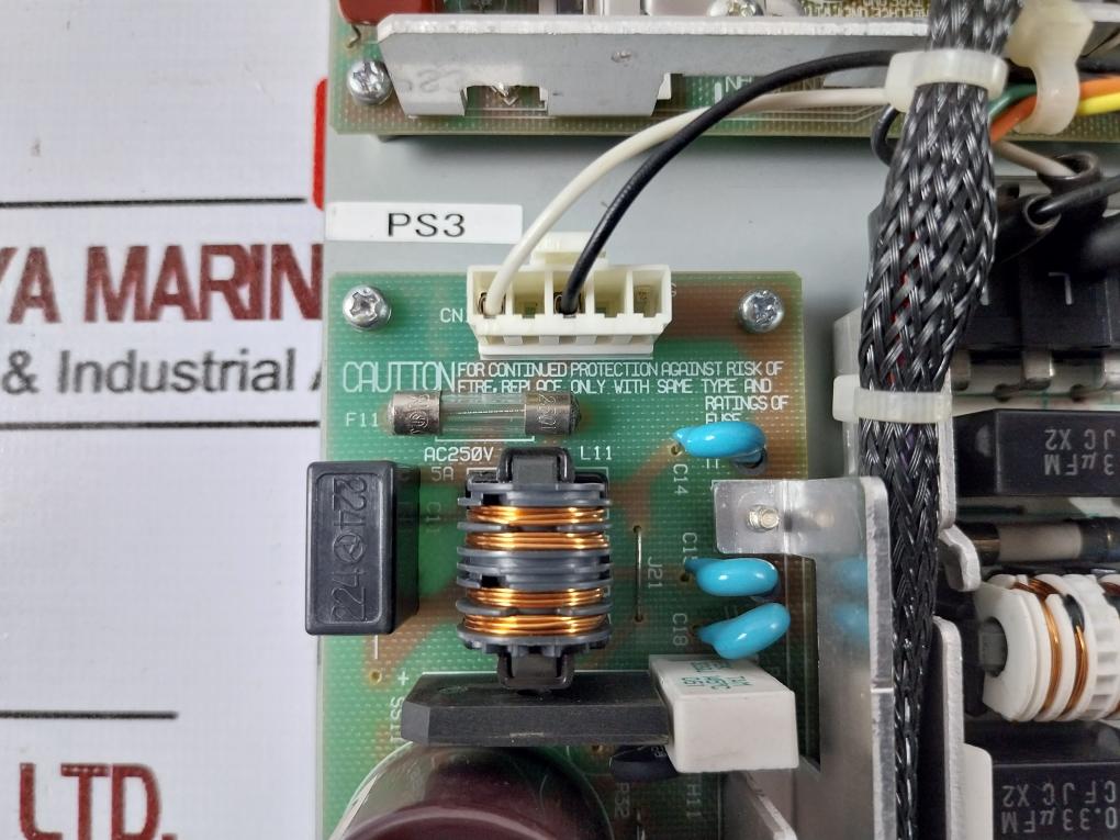 Shinkawa Vm-5H3 Power Supply Monitor Rack 1596-001-p002B