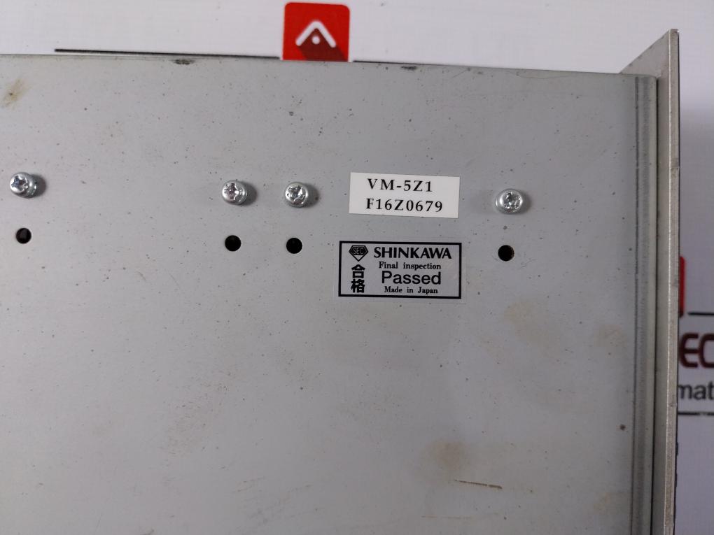Shinkawa Vm-5H3 Power Supply Monitor Rack 1596-001-p002B