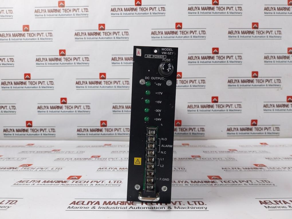 Shinkawa Vm-5H3 Power Supply Monitor Rack 1596-001-p002B