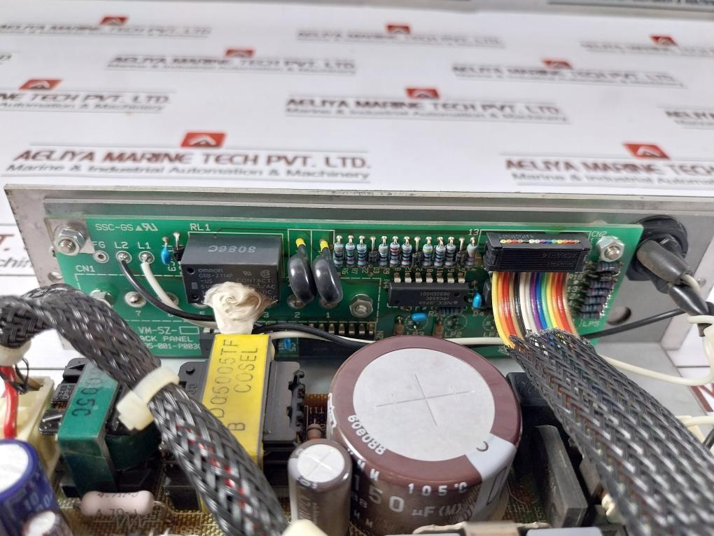 Shinkawa Vm-5H3 Power Supply Monitor Rack 1596-001-p002B