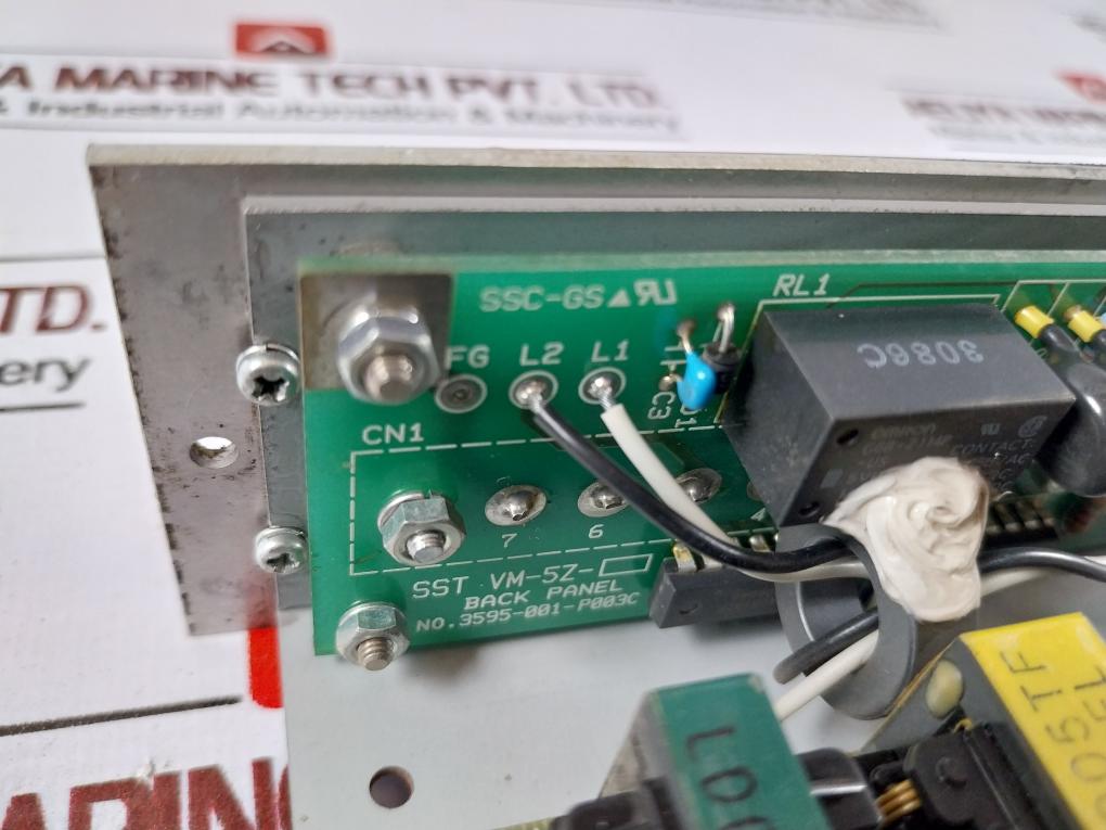 Shinkawa Vm-5H3 Power Supply Monitor Rack 1596-001-p002B