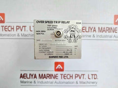 Shinko 12-240V Ac Osr Over Speed Trip Relay
