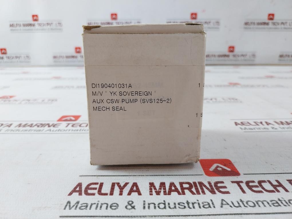 Shinko 1505-45 Complete Mechanical Seal Set For Aux Cool Sw Pump Svs125-2 H12