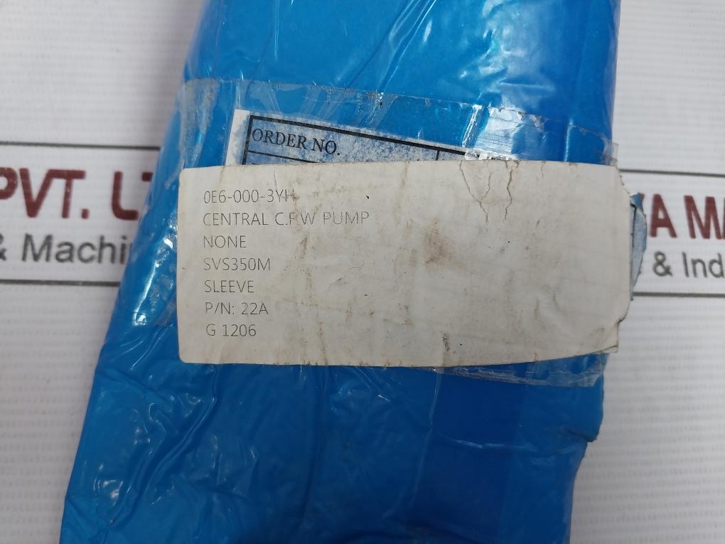 Shinko 22A Sleeve For Central C.F.W Pump Svs350M