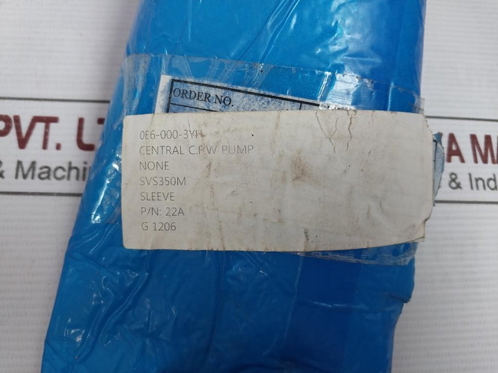 Shinko 22A Sleeve For Central C.F.W Pump Svs350M