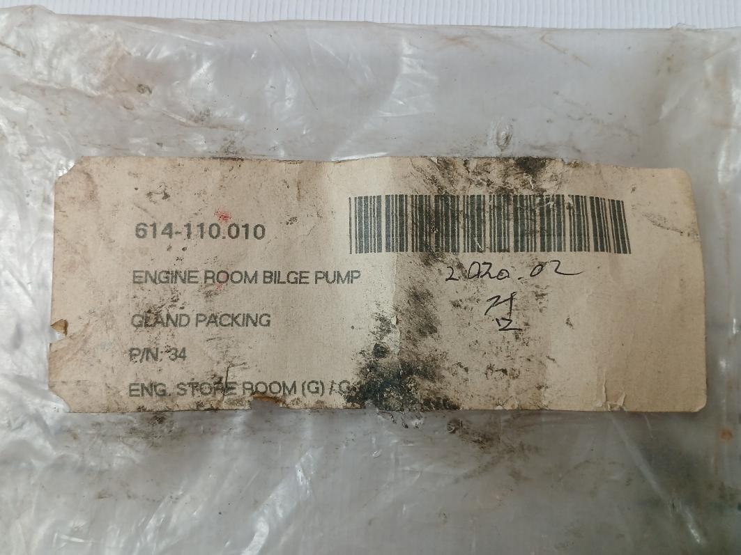 Shinko 34 Gland Packing Set 572422, 25X45X40