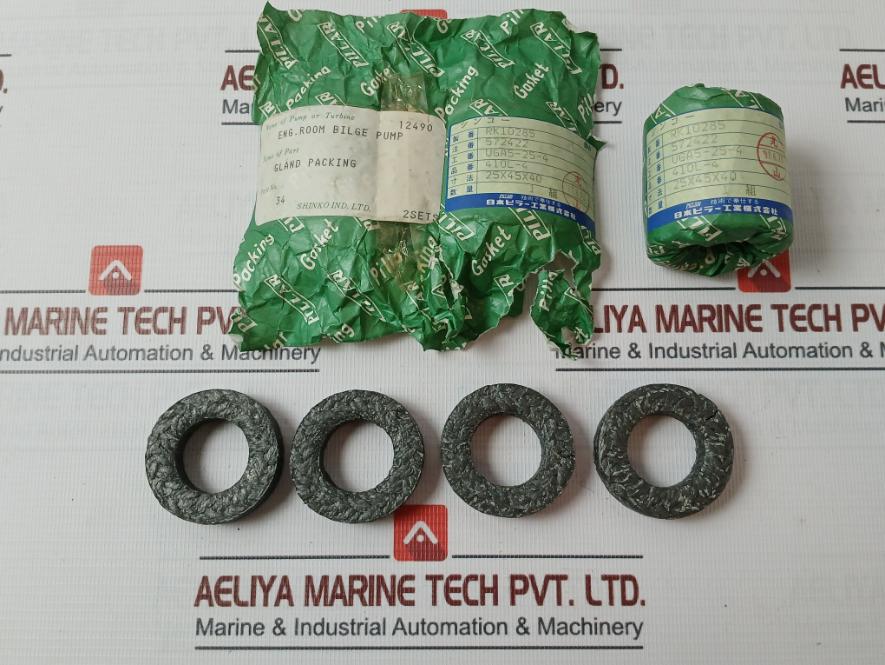 Shinko 34 Gland Packing Set 572422, 25X45X40