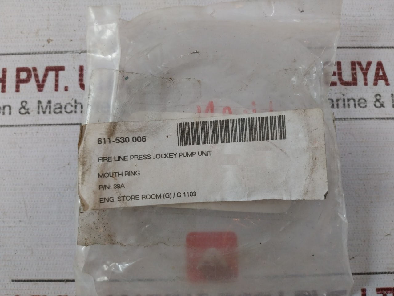 Shinko 38A Mouth Ring 611-530.006, Ma6-80 Ri