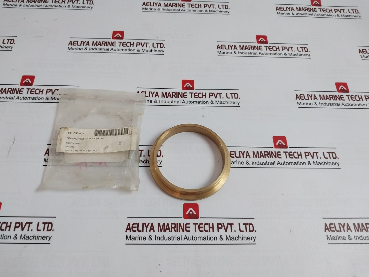 Shinko 38B Mouth Ring For Fire Line Pressurizing Jockey Pump Unit