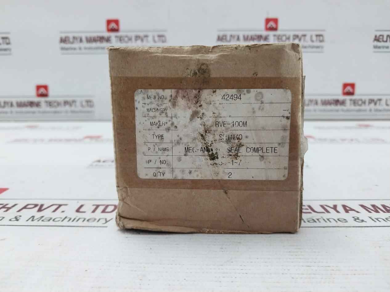 Shinko 42494 Mechanical Seal Set Rve-100M