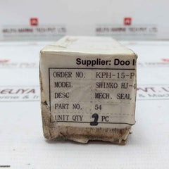 Shinko 54 Mechanical Seal Hj-4 Kph-15-p