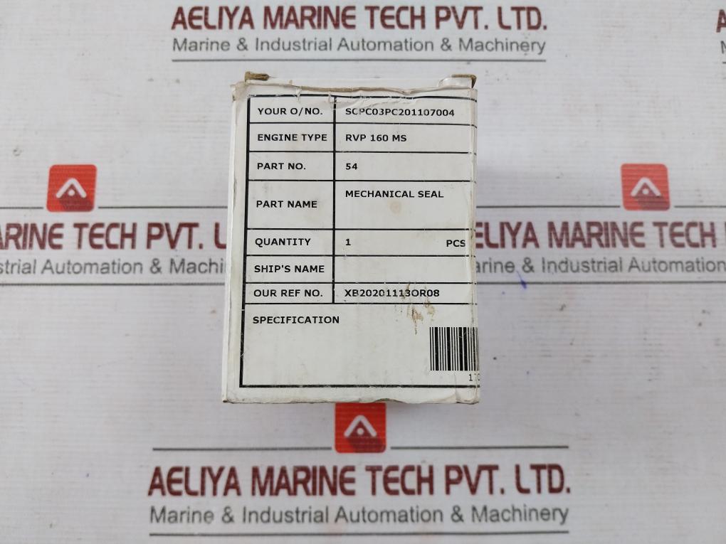 Shinko 54 Mechanical Seal Rvp 160 Ms