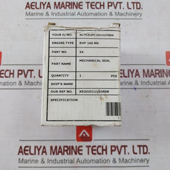 Shinko 54 Mechanical Seal Rvp 160 Ms