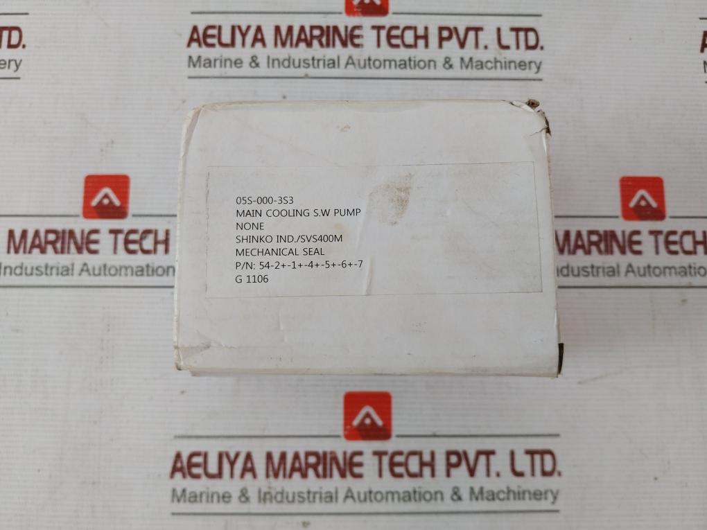 Shinko 54 Pump Mechanical Seal Set 05S-000-3S3 Di220818014A