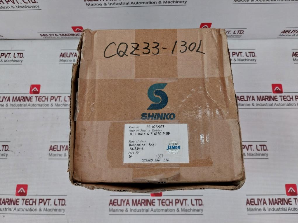 Shinko 54 Pump Mechanical Seal Set 2001385477 R210222027 Cqz33-130L
