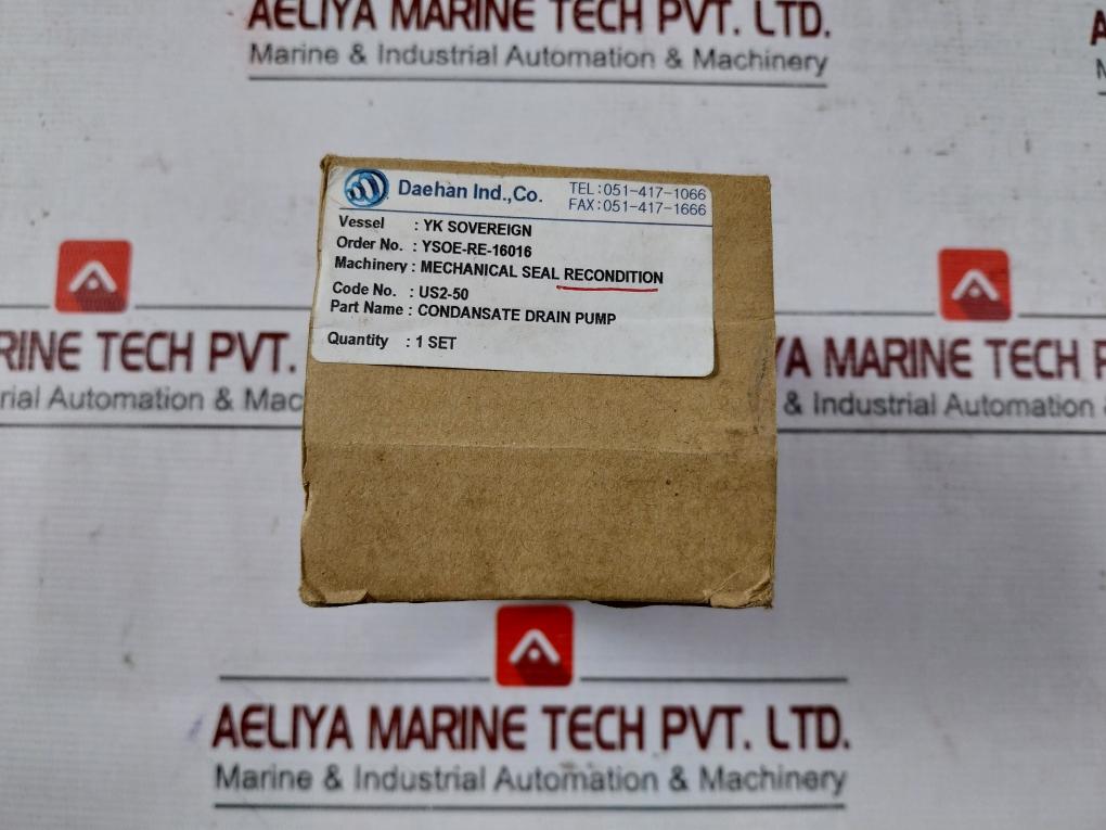 Shinko Complete Mechanical Seal Set For Condensate Drain Pump Us2-50 Evz 70M