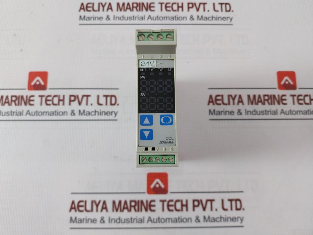 SHINKO DCL-33A-A/M Din Rail Mounted Indicating Controller 24V AC/DC - Aeliya Marine Tech