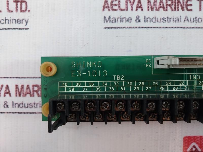 Shinko E3-1013 Terminal Block Connection Board Tbcn4