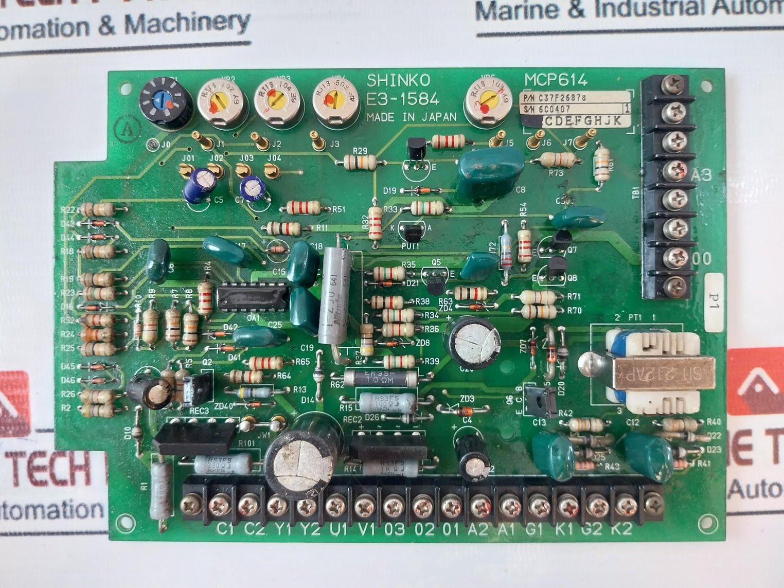 Shinko E3-1584 Circuit Board C37f2687s