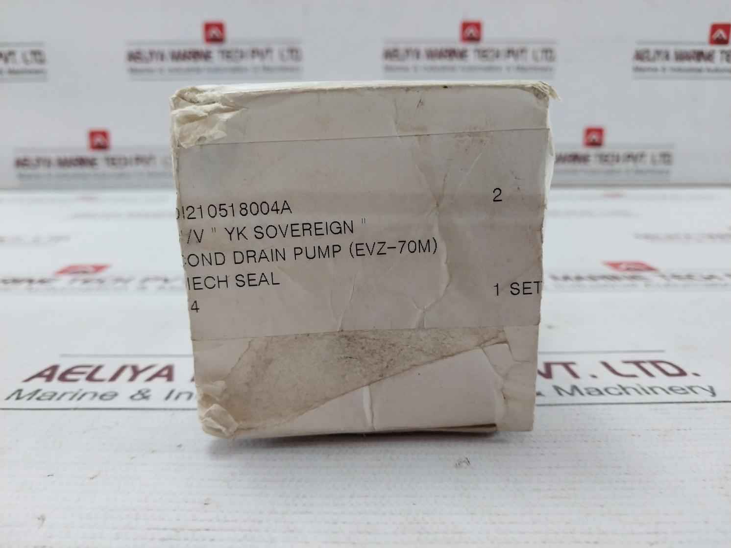 Shinko Evz-70M Mechanical Seal Set Condensate Drain Pump I210518004A