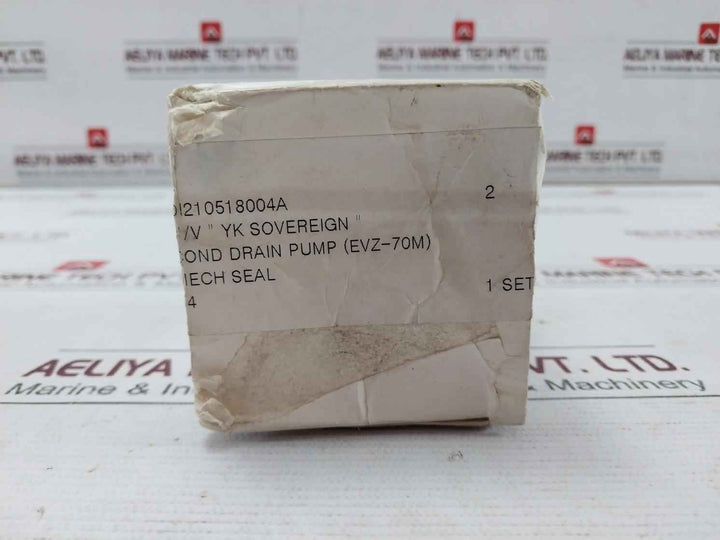 Shinko Evz-70M Mechanical Seal Set Condensate Drain Pump I210518004A
