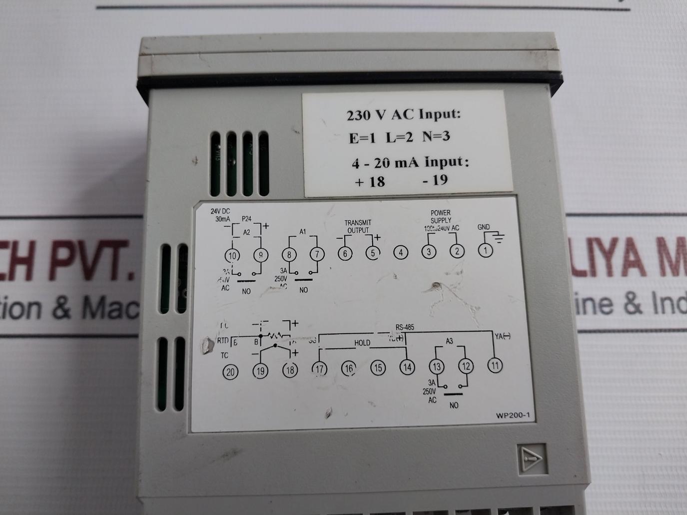 Shinko Jir-301-m Multi-range Digital Indicator 100 -240V Ac 50/60Hz 8Va