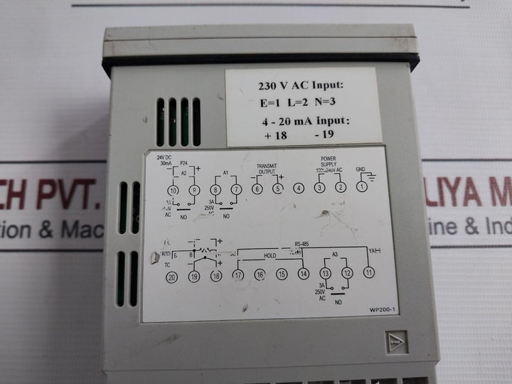 Shinko Jir-301-m Multi-range Digital Indicator 100 -240V Ac 50/60Hz 8Va