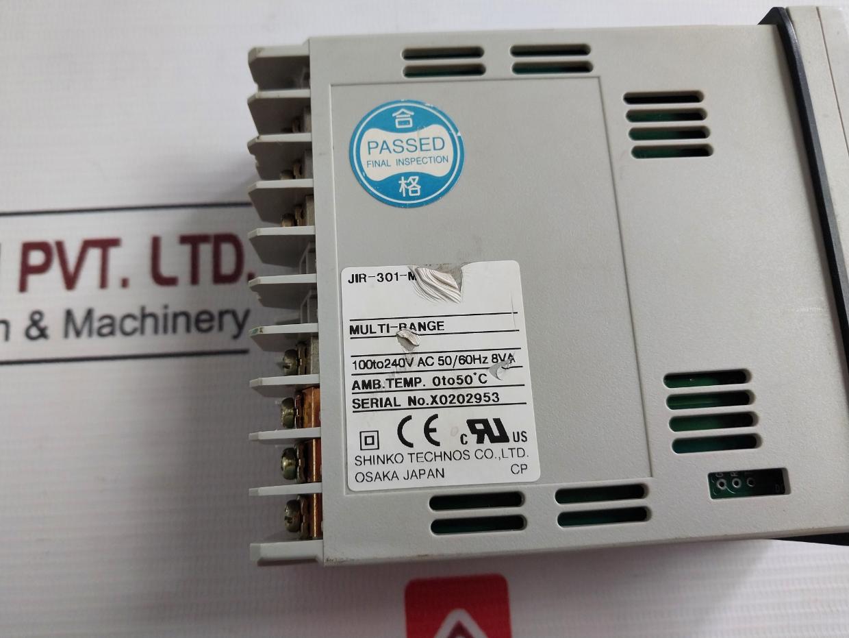 Shinko Jir-301-m Multi-range Digital Indicator 100 -240V Ac 50/60Hz 8Va