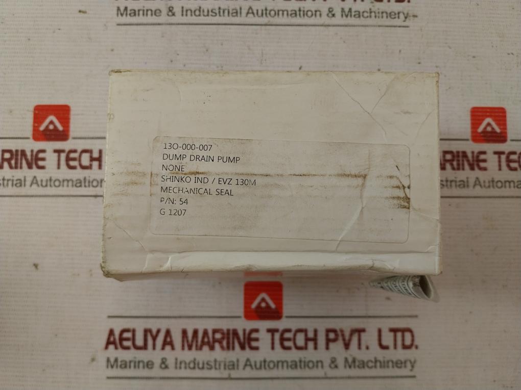 Shinko Mechanical Seal Set Evz 130M 13O-000-007 76831