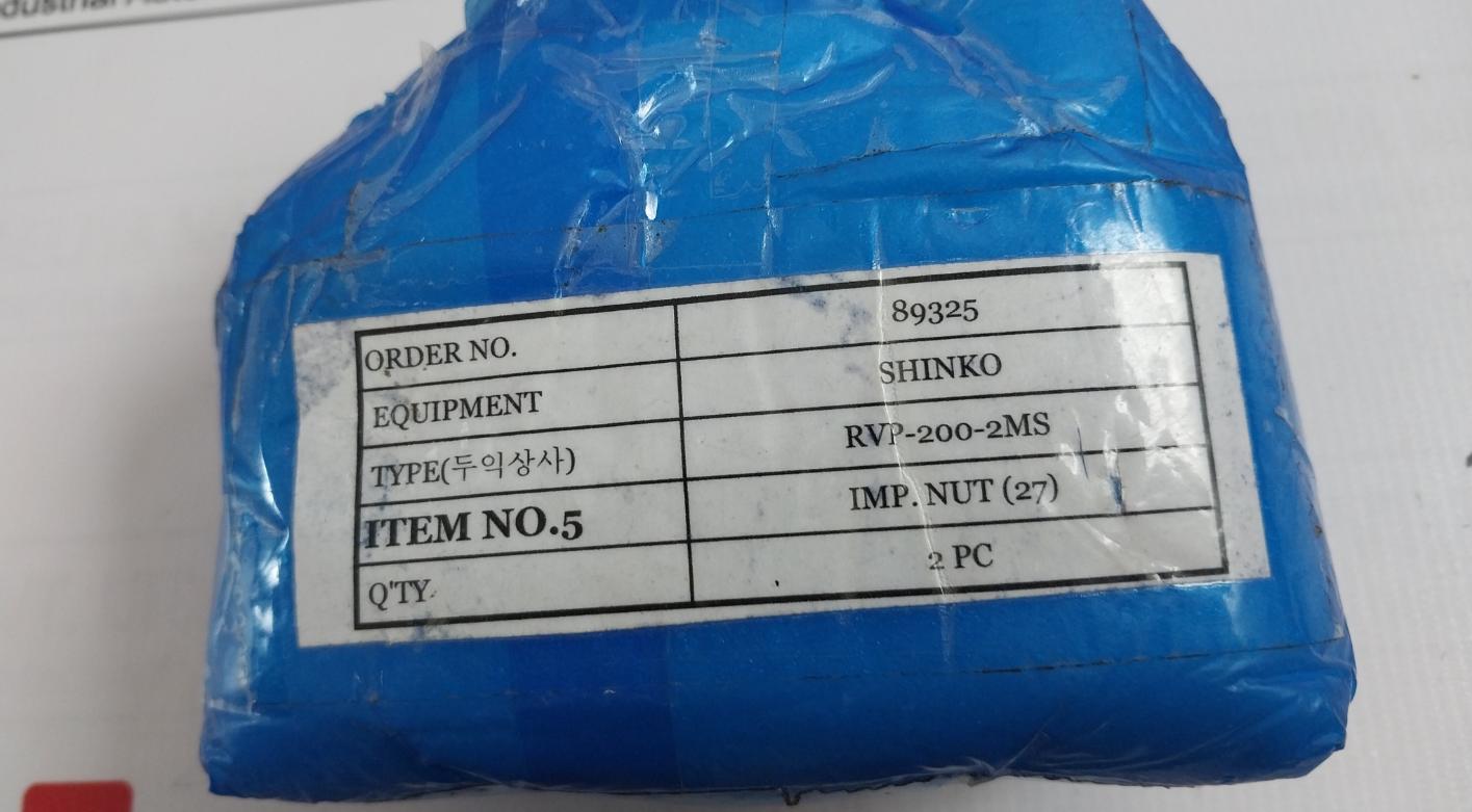 Shinko Rvp-200-2Ms Impeller Nut 068-000-3Yd