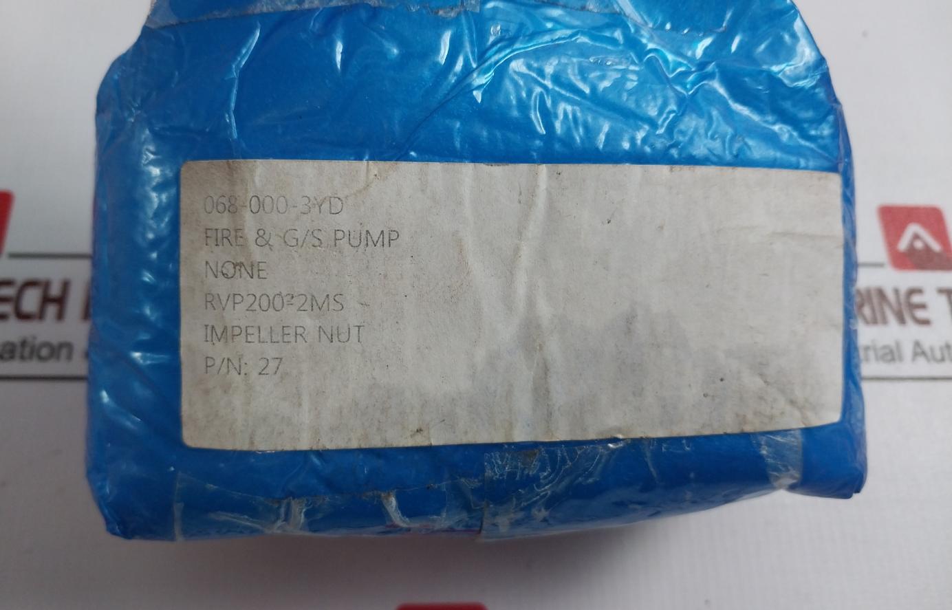 Shinko Rvp-200-2Ms Impeller Nut 068-000-3Yd