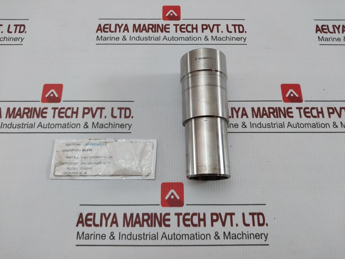 Shinko Sleeve For Lpsg Feed Pump Dwg C-131100M1