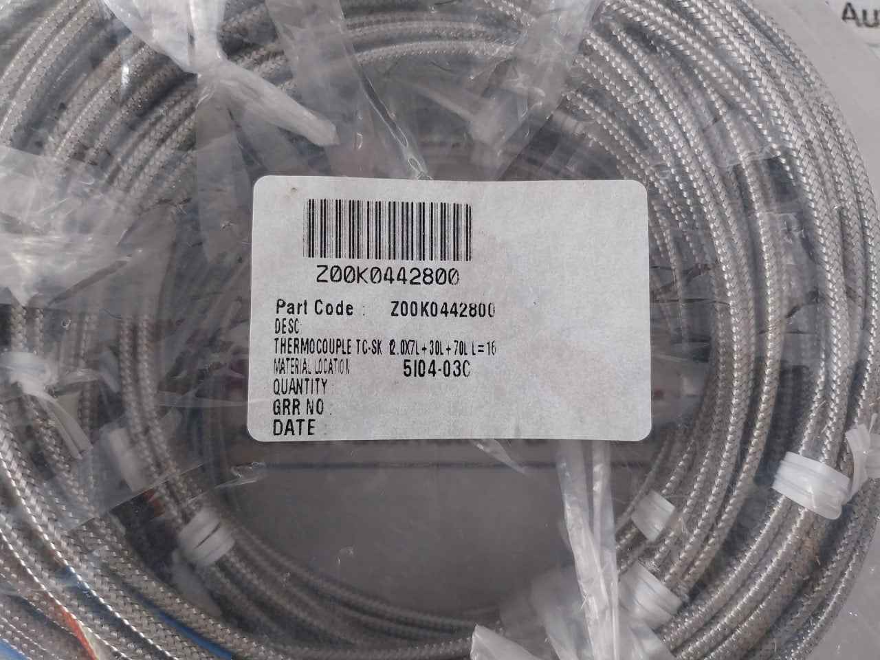 Shinko Sus316 Thermocouple Element Z00K0442800 K 1.68M