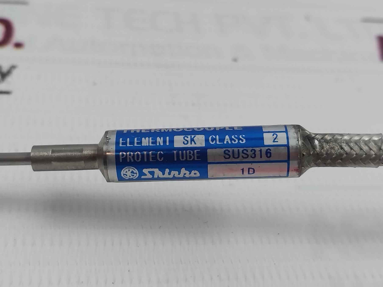 Shinko Sus316 Thermocouple Sk Class 2 Element K 1.68M