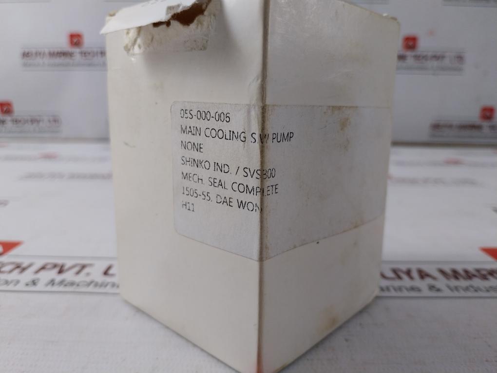 Shinko Svs-300 Complete Mechanical Seal Set For Main Cooling Sw Pump 05S-000-005