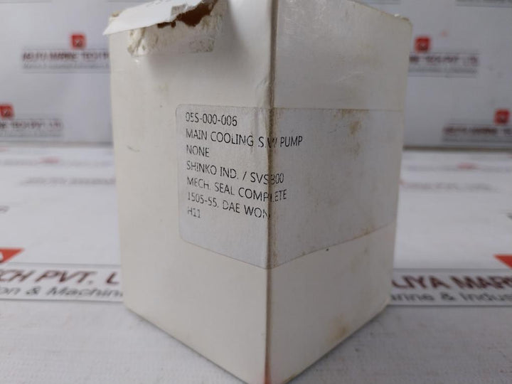 Shinko Svs-300 Complete Mechanical Seal Set For Main Cooling Sw Pump 05S-000-005