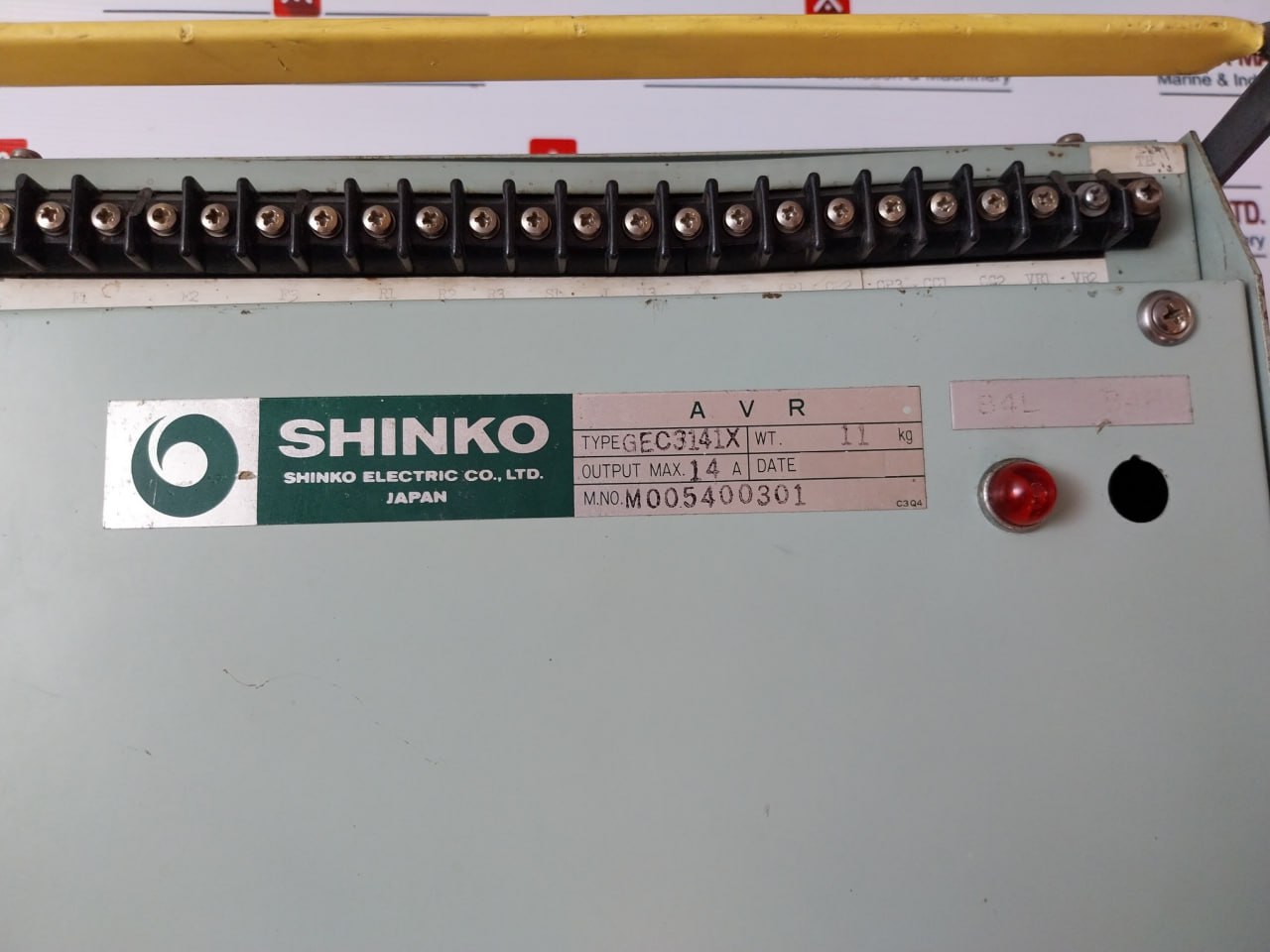 Shinko Electric Avr Gec3141X Automatic Voltage Regulator