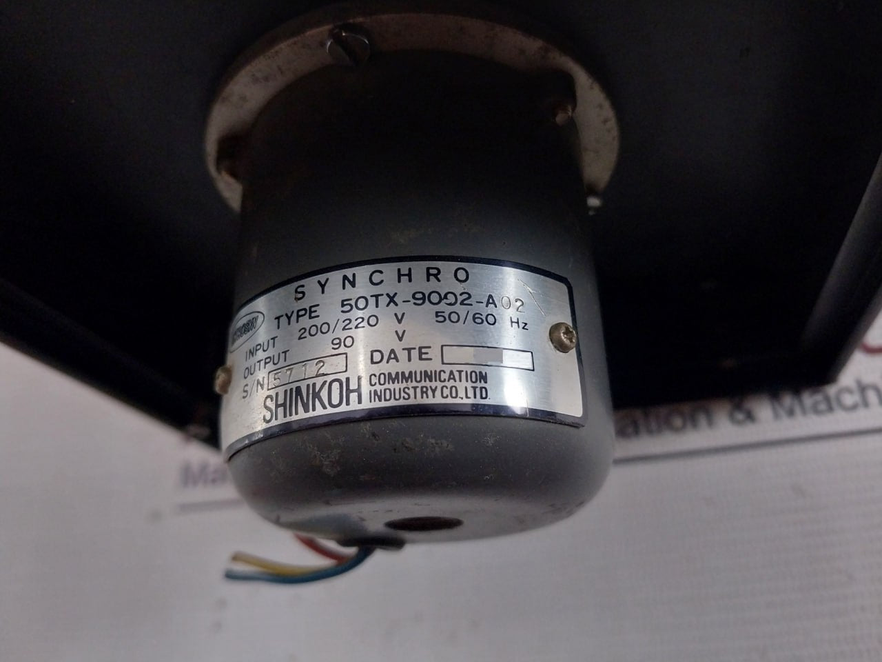 Shinkoh 50Tx-9002-a02 Rudder Indicator 200/220V 50/60Hz 90V