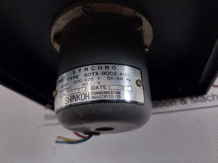 Shinkoh 50Tx-9002-a02 Rudder Indicator 200/220V 50/60Hz 90V
