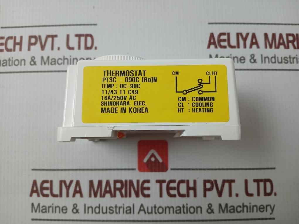 Shinohara Electric Ptsc-090C [R0]N Liquid-expansion Thermostat 16A/250V Ac