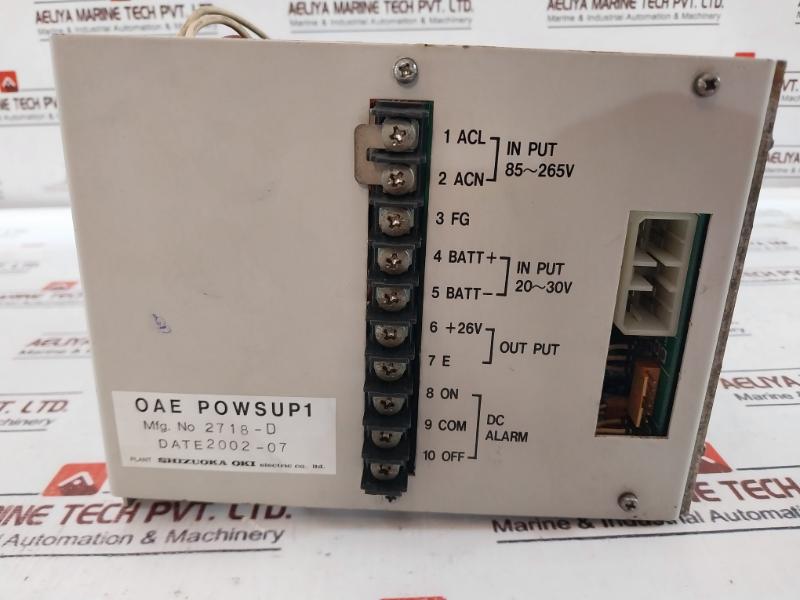 Shizuoka Oki Oae Powsup1 Power Supply, 85-265V