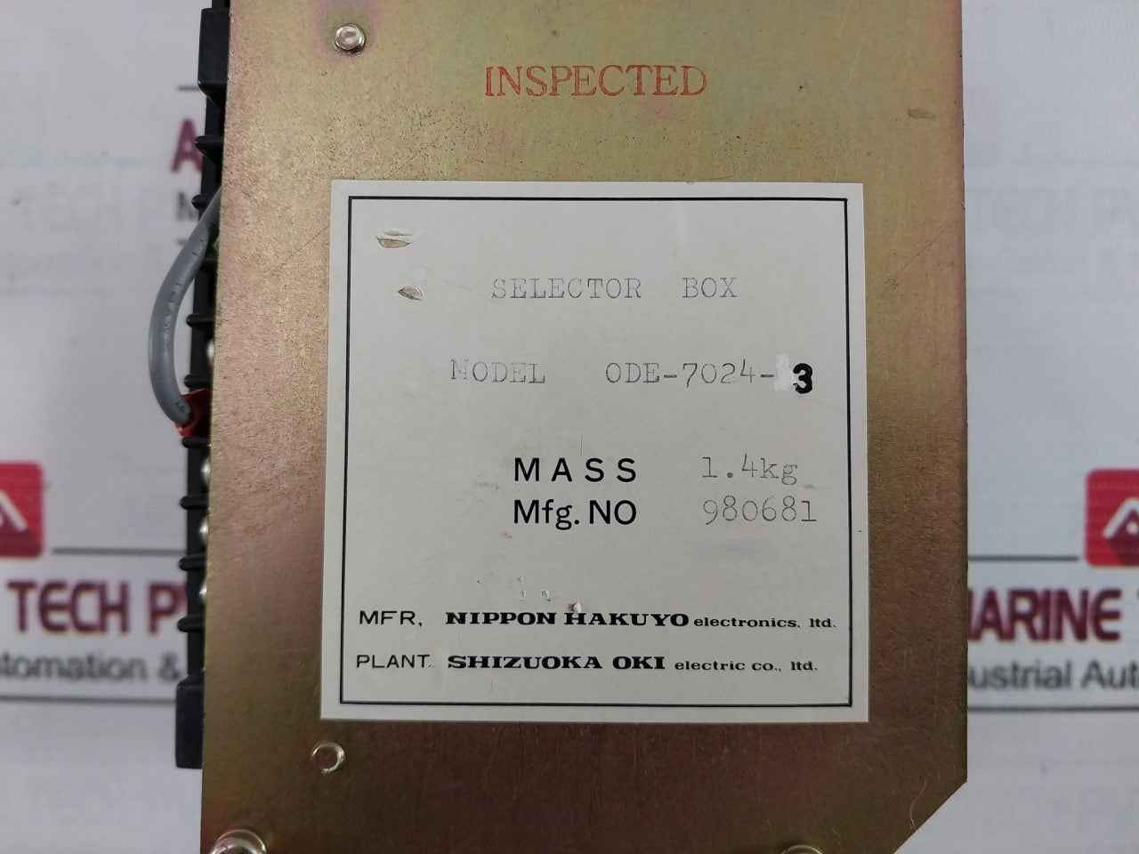 Shizuoka Oki Ode-7024-3 Audio Signal Timer Unit