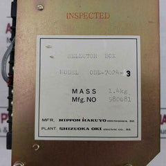 Shizuoka Oki Ode-7024-3 Audio Signal Timer Unit
