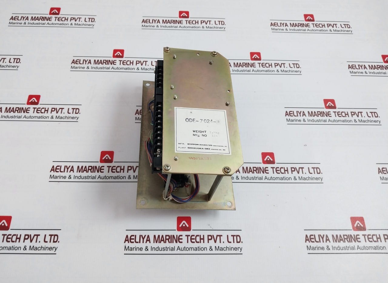 Shizuoka Oki Ode-7024-3 Audio Signal Timer Unit 1 To 12 114 1-s Ac220v