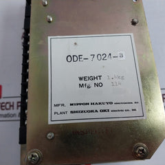 Shizuoka Oki Ode-7024-3 Audio Signal Timer Unit 1 To 12 114 1-s Ac220v