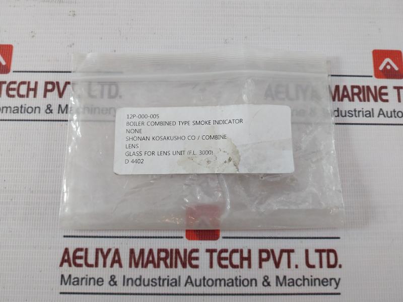 Shonan Kosakusho F.L.3000 Boiler Smoke Indicator Lens Unit Glass
